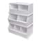 Badger Basket 3 Bin Stackable Storage Cubby